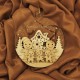 Ornament Brad Acril si Lemn - Familie de Turta Dulce - 5 membrii - Personalizat