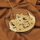 Ornament Brad Acril si Lemn - Familie de Turta Dulce - 3 membrii - Personalizat