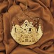 Ornament Brad Acril si Lemn - Familie de Turta Dulce - 4 membrii - Personalizat