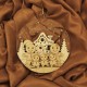 Ornament Brad Acril si Lemn - Familie de Turta Dulce - 5 membrii - Personalizat