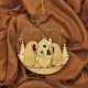 Ornament Brad Acril si Lemn - Familie Gnomi - Cuplu - Personalizat