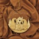 Ornament Brad Acril si Lemn - Familie Gnomi - 3 membrii - Personalizat