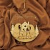 Ornament Brad Acril si Lemn - Familie Gnomi - 5 membrii - Personalizat