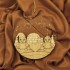 Ornament Brad Acril si Lemn - Familie Pinguini - Cuplu - Personalizat