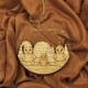 Ornament Brad Acril si Lemn - Familie Pinguini - 3 membrii - Personalizat Ornament Brad Acril si Lemn - Familie Pinguini - 3 membrii - Personalizat