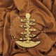 Ornament Brad Acril si Lemn - Semn Polul Nord - Familie - Personalizat