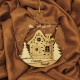 Ornament Brad Acril si Lemn - Casuta din Povesti - Personalizat