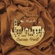 Ornament Brad Acril si Lemn - Peisaj Iarna - Personalizat
