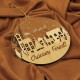 Ornament Brad Acril si Lemn - Peisaj Iarna - Personalizat