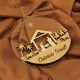 Ornament Brad Acril si Lemn - Scena Nasterii - Personalizat