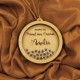 Ornament Brad Acril si Lemn - Primul Craciun cu Stelute - Personalizat