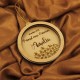 Ornament Brad Acril si Lemn - Primul Craciun cu Stelute - Personalizat