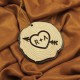Ornament Brad Lemn si MDF - Cuplu- Personalizat
