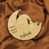 Ornament Brad Lemn - Ursulet Somnoros - Personalizat