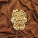 Ornament Brad Lemn - Fetita De Turta Dulce - Personalizat