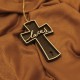 Ornament Brad Lemn - Cruce - Personalizat