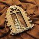 Ornament Brad Acril si Lemn - Fereastra Craciun Funda - Personalizat
