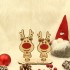 Decoratiune Craciun Personalizata - Familie Reni - 2 membri