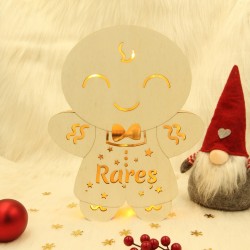 Decoratiune Luminoasa -  Baiat de Turta Dulce -  Personalizata