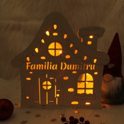 Decoratiune Luminoasa -  Casuta -  Personalizata