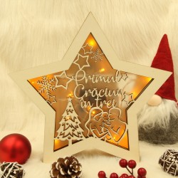 Decoratiune Luminoasa -  Steluta - Primul Craciun in Trei