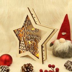 Decoratiune Luminoasa -  Steluta - Primul Craciun in Trei