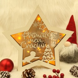 Decoratiune Luminoasa -  Steluta - Primul meu Craciun