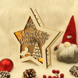 Decoratiune Luminoasa -  Steluta - Primul meu Craciun