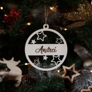 Ornament Brad Sase Stelute - Personalizat 