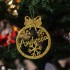 Glob Ornament Brad cu Fulgi de Zapada - Personalizat cu Nume