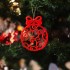 Glob Ornament Brad - Plexiglas Rosu
