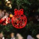 Glob Ornament Brad - Plexiglas Rosu