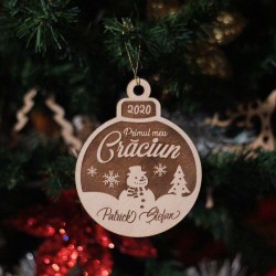 Glob Ornament Brad - Primul meu Craciun