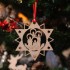 Ornament Brad - Stea cu Lumanari