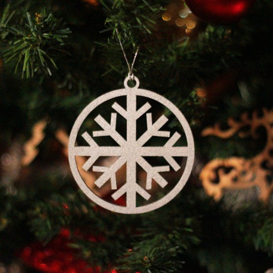 Glob Ornament Brad - Fulg de Zapada