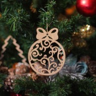 Glob Ornament Brad Glob cu Funda