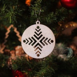 Glob Ornament Brad - Cristale de Gheata