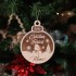 Glob Ornament Brad Craciun Fericit - Personalizat cu Nume