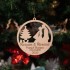 Glob Ornament Brad - Primul Craciun Impreuna - siluete Sot si Sotie