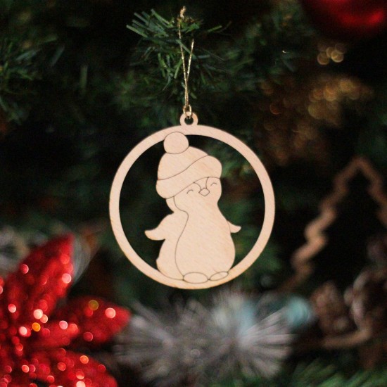 Glob Ornament Brad - Pinguin