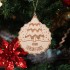 Glob Ornament Brad Craciun Fericit - Personalizat 