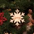 Ornament Brad Personalizat - Fulg de Zapada