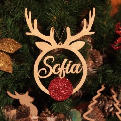 Ornament Brad Ren - Personalizat 