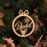 Ornament Brad Funda si Ren - Personalizat 