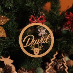 Ornament Brad Funda Rosie si Ren - Personalizat 