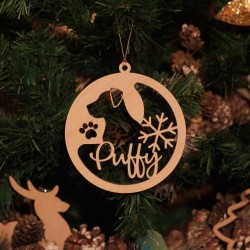 Ornament Brad Personalizat - Caine