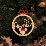 Ornament Brad Funda Rosie si Fulg - Personalizat 
