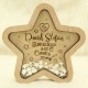 Decoratiune Steluta Personalizata cu Nume si Datele de la Nastere - 18x18 cm