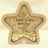 Decoratiune Steluta Personalizata cu Nume si Datele de la Nastere - 18x18 cm