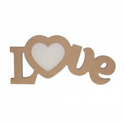 Rama Foto Blank din MDF - Love